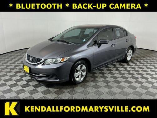 Modern Steel Metallic 2015 Honda Civic LX