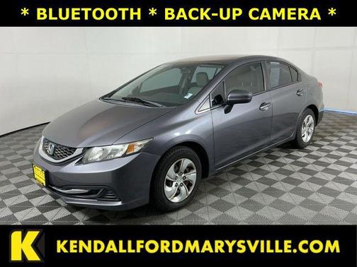 Modern Steel Metallic 2015 Honda Civic LX