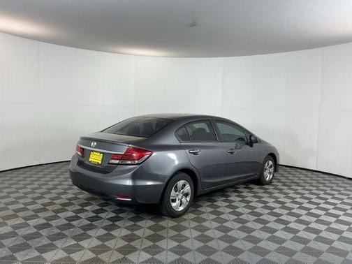 Modern Steel Metallic 2015 Honda Civic LX