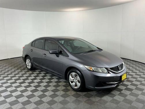 Modern Steel Metallic 2015 Honda Civic LX