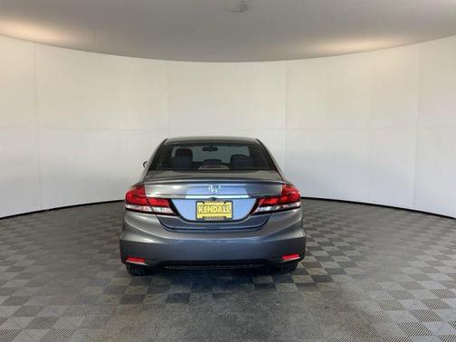 Modern Steel Metallic 2015 Honda Civic LX