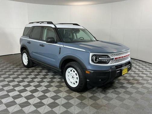 Azure Gray Metallic Tri-Coat 2025 Ford Bronco Sport Heritage