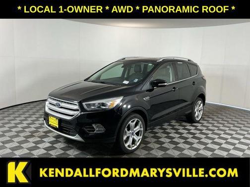Shadow Black 2018 Ford Escape Titanium