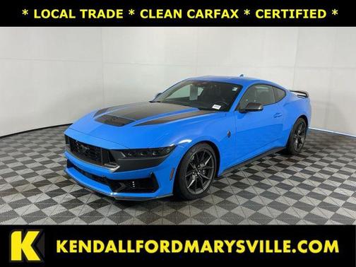 Grabber Blue Metallic 2025 Ford Mustang Dark Horse Fastback