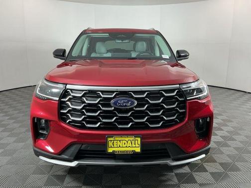 Rapid Red Metallic Tinted Clearcoat 2026 Ford Explorer Platinum