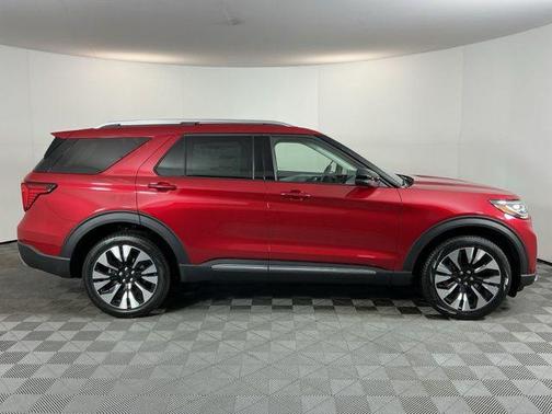 Rapid Red Metallic Tinted Clearcoat 2026 Ford Explorer Platinum