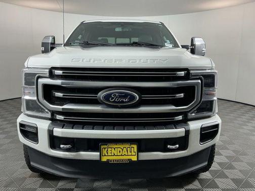 Star White Metallic Tri-Coat 2022 Ford F-350 Platinum