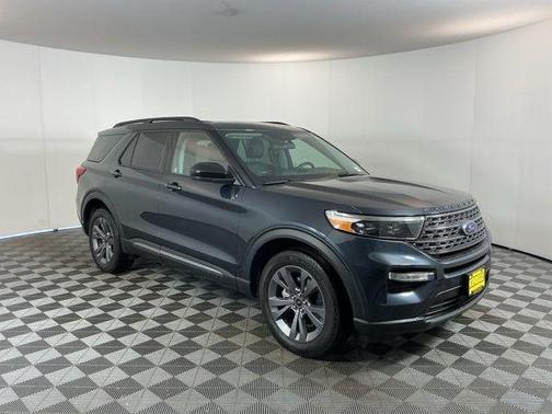 Stone Blue Metallic 2022 Ford Explorer XLT