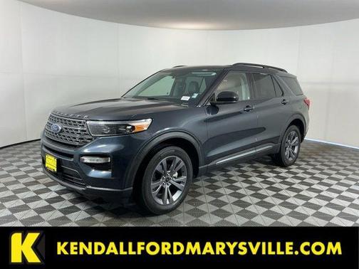 Stone Blue Metallic 2022 Ford Explorer XLT