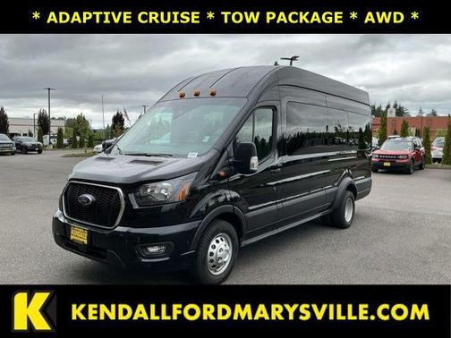 Agate Black Metallic 2024 Ford Transit-350 XL