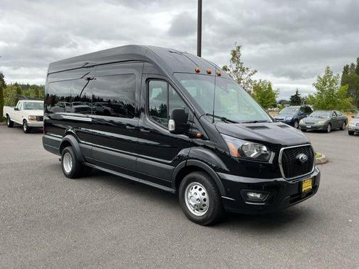 Agate Black Metallic 2024 Ford Transit-350 XL