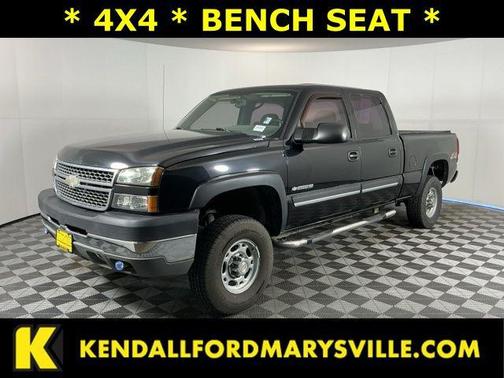 Black 2005 Chevrolet Silverado 2500 LS H/D Crew Cab