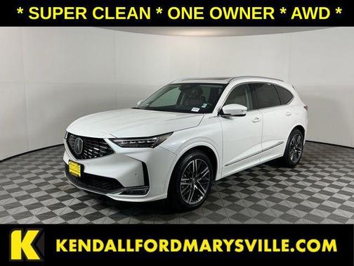 Platinum White Pearl 2025 Acura MDX Advance Package