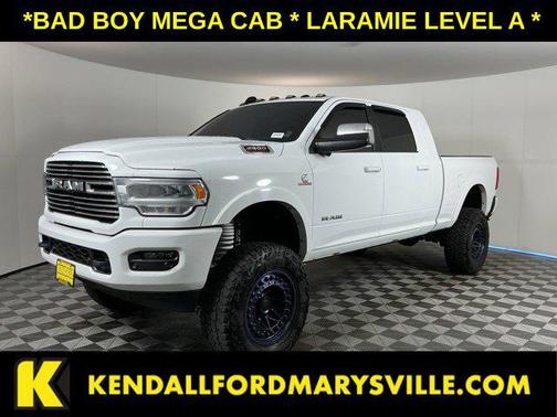 Bright White Clearcoat 2022 RAM 2500 Laramie Mega Cab 4x4 6'4' Box