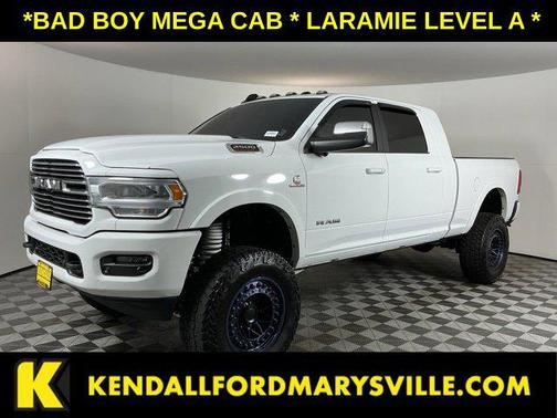 Bright White Clearcoat 2022 RAM 2500 Laramie Mega Cab 4x4 6'4' Box