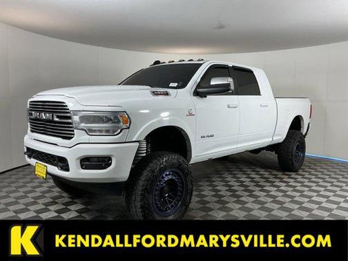 Bright White Clearcoat 2022 RAM 2500 Laramie Mega Cab 4x4 6'4' Box