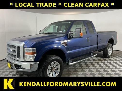 Dark Blue Pearl Clearcoat Metallic 2008 Ford F-350 Lariat
