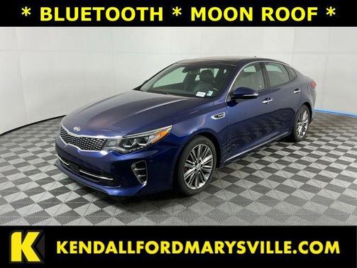 Horizon Blue 2017 Kia Optima SXL Turbo