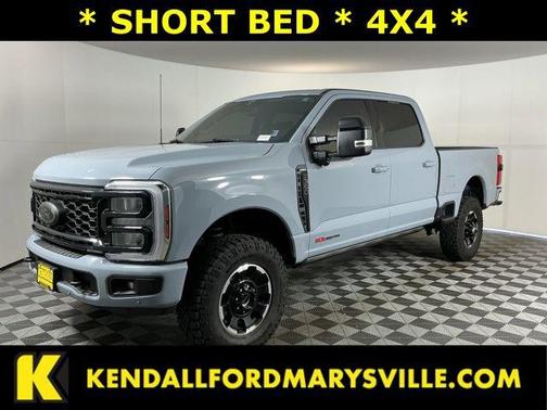 Glacier Gray Metallic Tri-Coat 2025 Ford F-350 Lariat