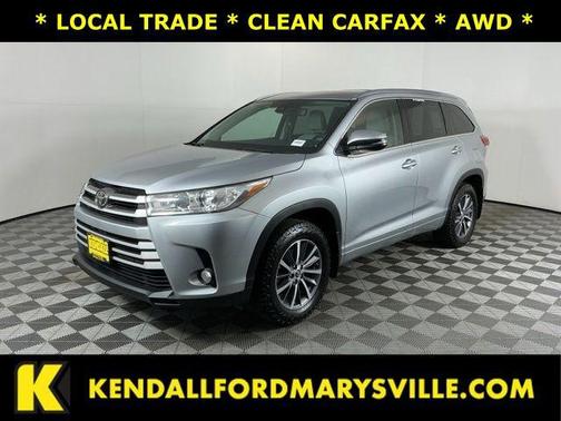 Celestial Silver Metallic 2017 Toyota Highlander XLE