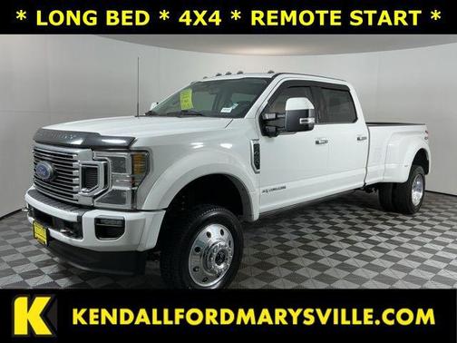 Star White Metallic Tri-Coat 2022 Ford F-450 Limited