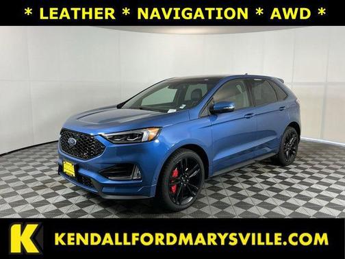 Blue Metallic 2019 Ford Edge ST