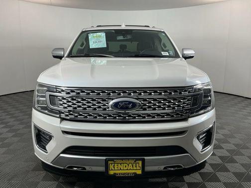 White Platinum Metallic Tri-Coat 2019 Ford Expedition Platinum