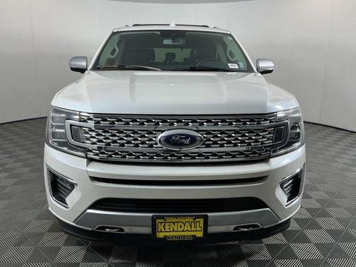 White Platinum Metallic Tri-Coat 2019 Ford Expedition Platinum