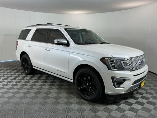 White Platinum Metallic Tri-Coat 2019 Ford Expedition Platinum