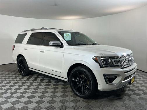 White Platinum Metallic Tri-Coat 2019 Ford Expedition Platinum