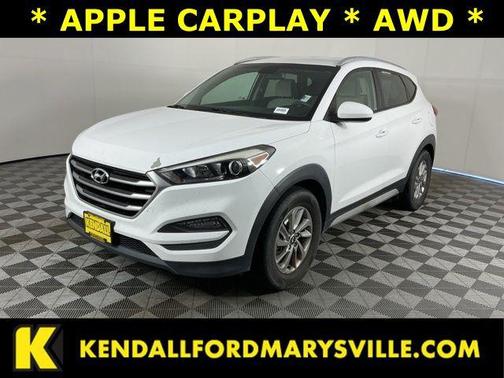 Dazzling White 2018 Hyundai TUCSON SEL