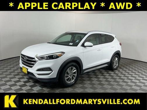 Dazzling White 2018 Hyundai TUCSON SEL