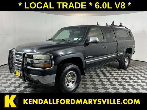 Onyx Black 2002 Chevrolet Silverado 2500 LS H/D Extended Cab