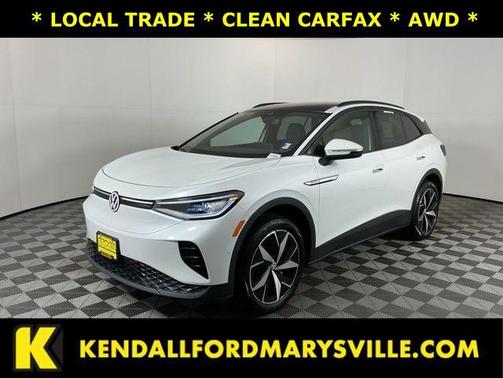 Pure White 2023 Volkswagen ID.4 AWD Pro S