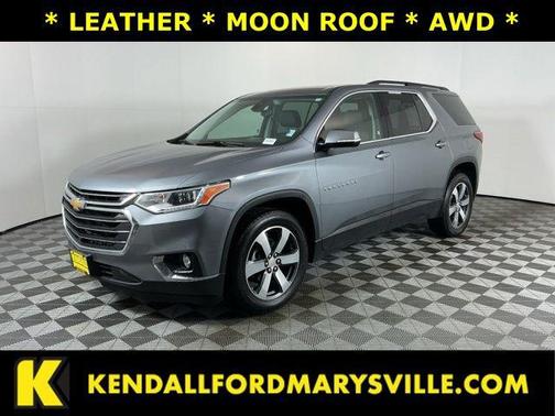 Satin Steel Metallic 2020 Chevrolet Traverse LT Leather