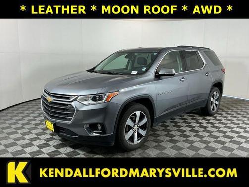 Satin Steel Metallic 2020 Chevrolet Traverse LT Leather
