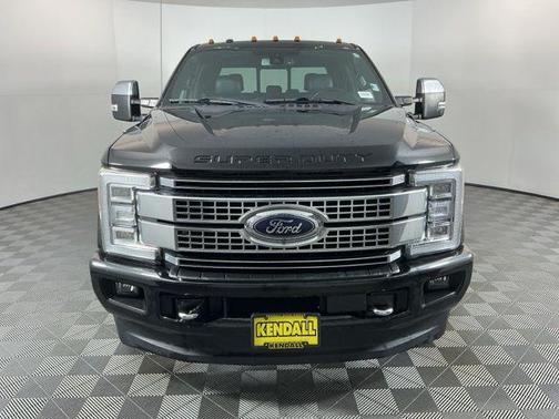 Shadow Black 2017 Ford F-350 Platinum
