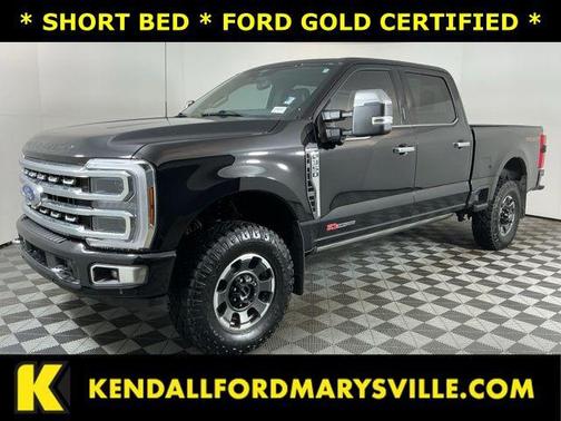 Agate Black Metallic 2024 Ford F-350 Platinum