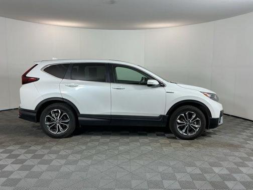 Platinum White Pearl 2021 Honda CR-V Hybrid EX-L