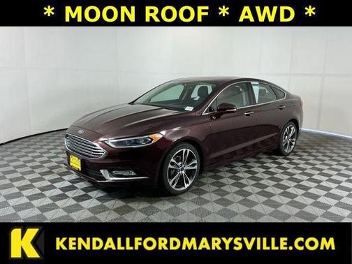 Burgundy Velvet Metallic Tinted Clearcoat 2017 Ford Fusion Titanium