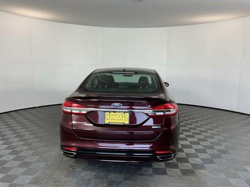 Burgundy Velvet Metallic Tinted Clearcoat 2017 Ford Fusion Titanium
