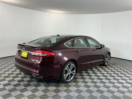 Burgundy Velvet Metallic Tinted Clearcoat 2017 Ford Fusion Titanium