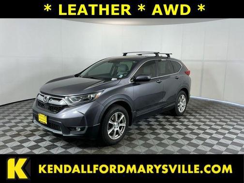 Gray 2017 Honda CR-V EX-L