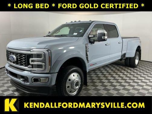Glacier Gray Metallic TriCoat 2024 Ford F-450 Platinum