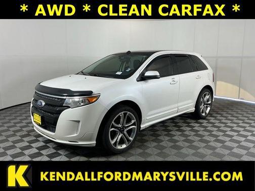 White Platinum Clearcoat Metallic 2012 Ford Edge Sport