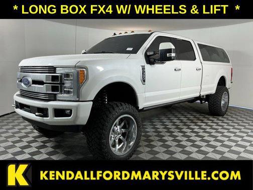 White Platinum Clearcoat Metallic 2019 Ford F-350 Platinum
