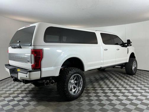 White Platinum Clearcoat Metallic 2019 Ford F-350 Platinum