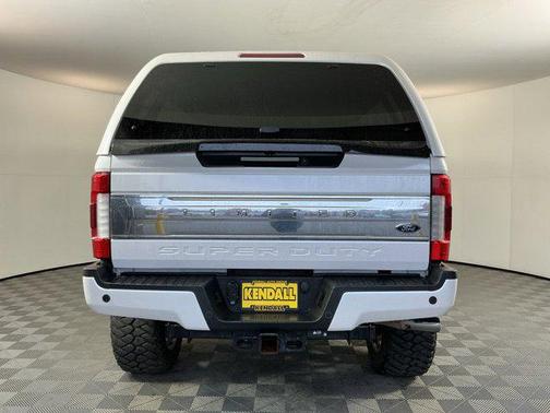 White Platinum Clearcoat Metallic 2019 Ford F-350 Platinum