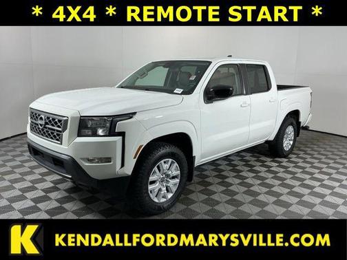Glacier White 2022 Nissan Frontier SV