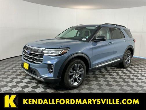 Vapor Blue Metallic 2025 Ford Explorer Active